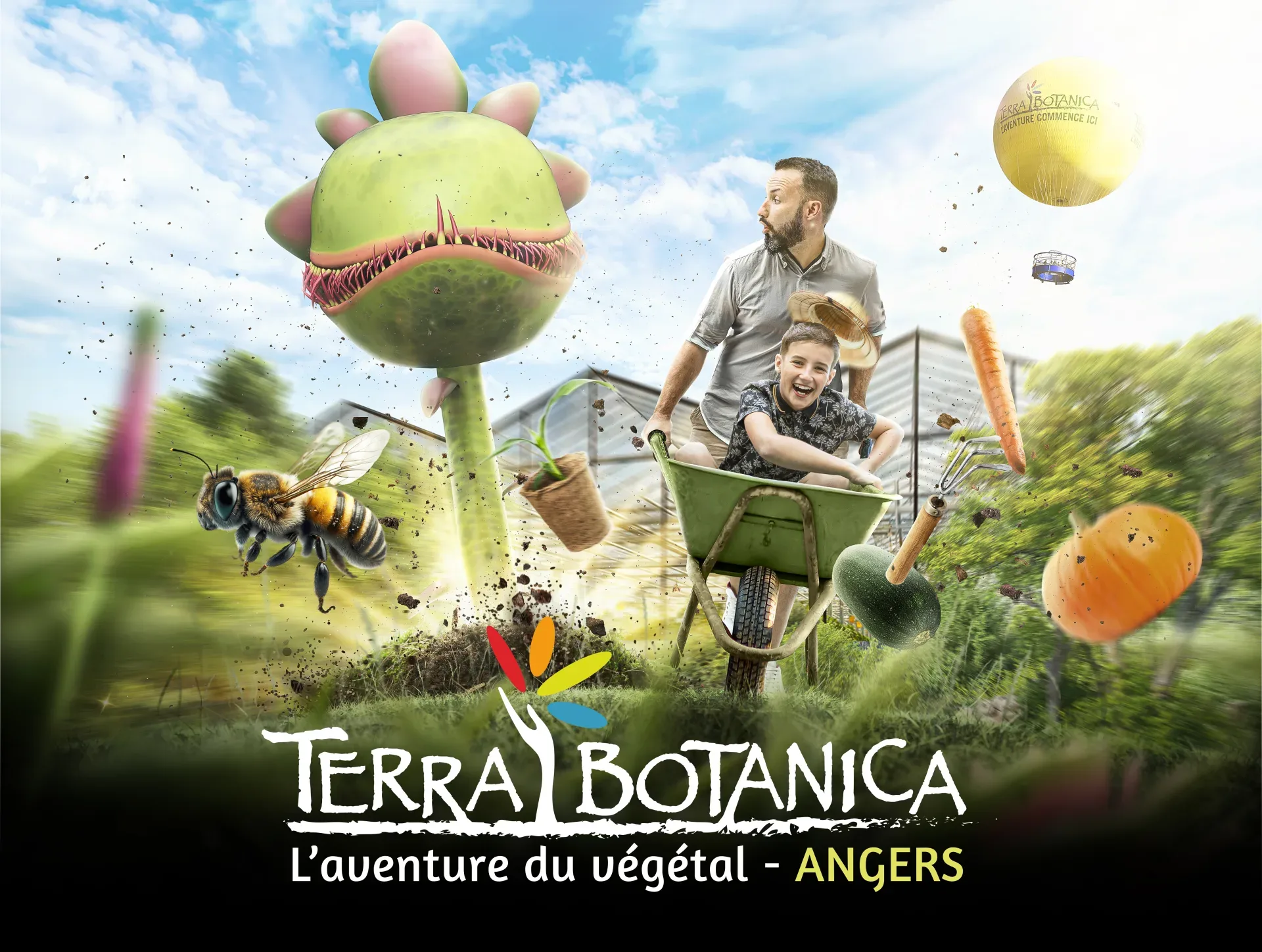 Graphiste freelance a Angers - Campagne L'Aventure du végétal - visuel 20