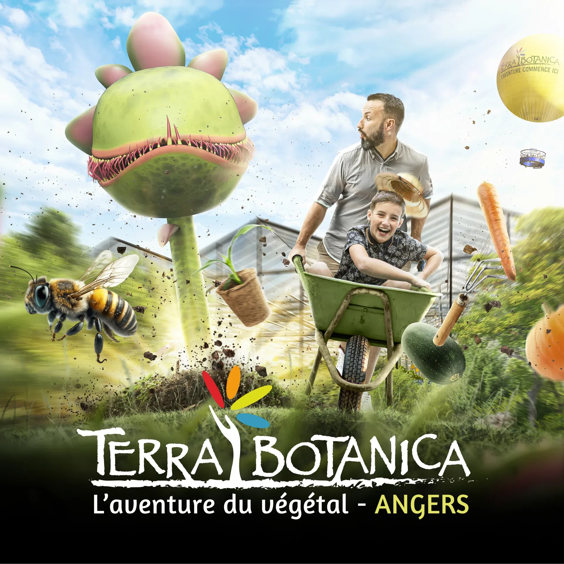 Graphiste freelance a Angers - Campagne L'Aventure du végétal - visuel 22