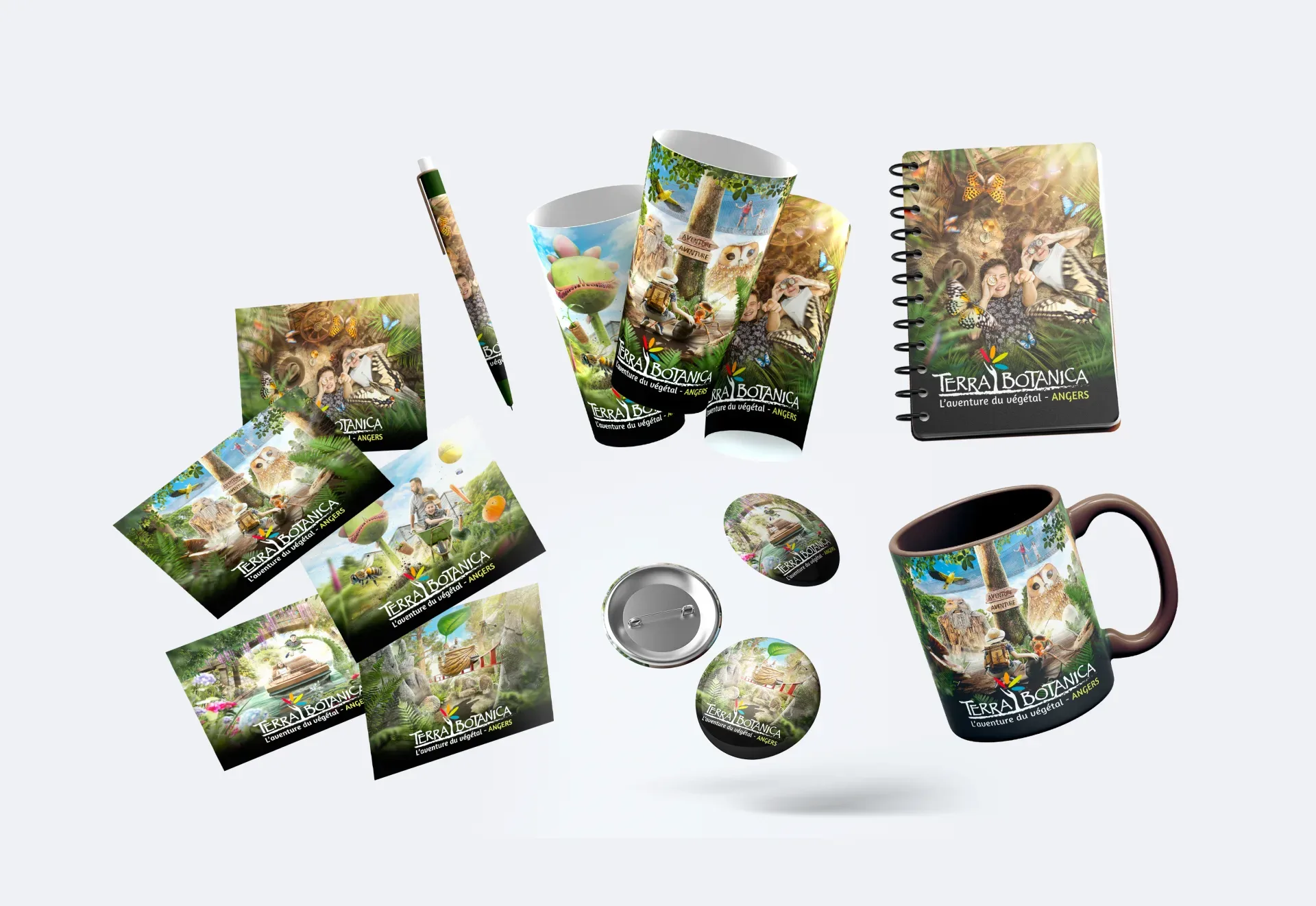 Graphiste freelance a Angers - Campagne L'Aventure du végétal - visuel 28