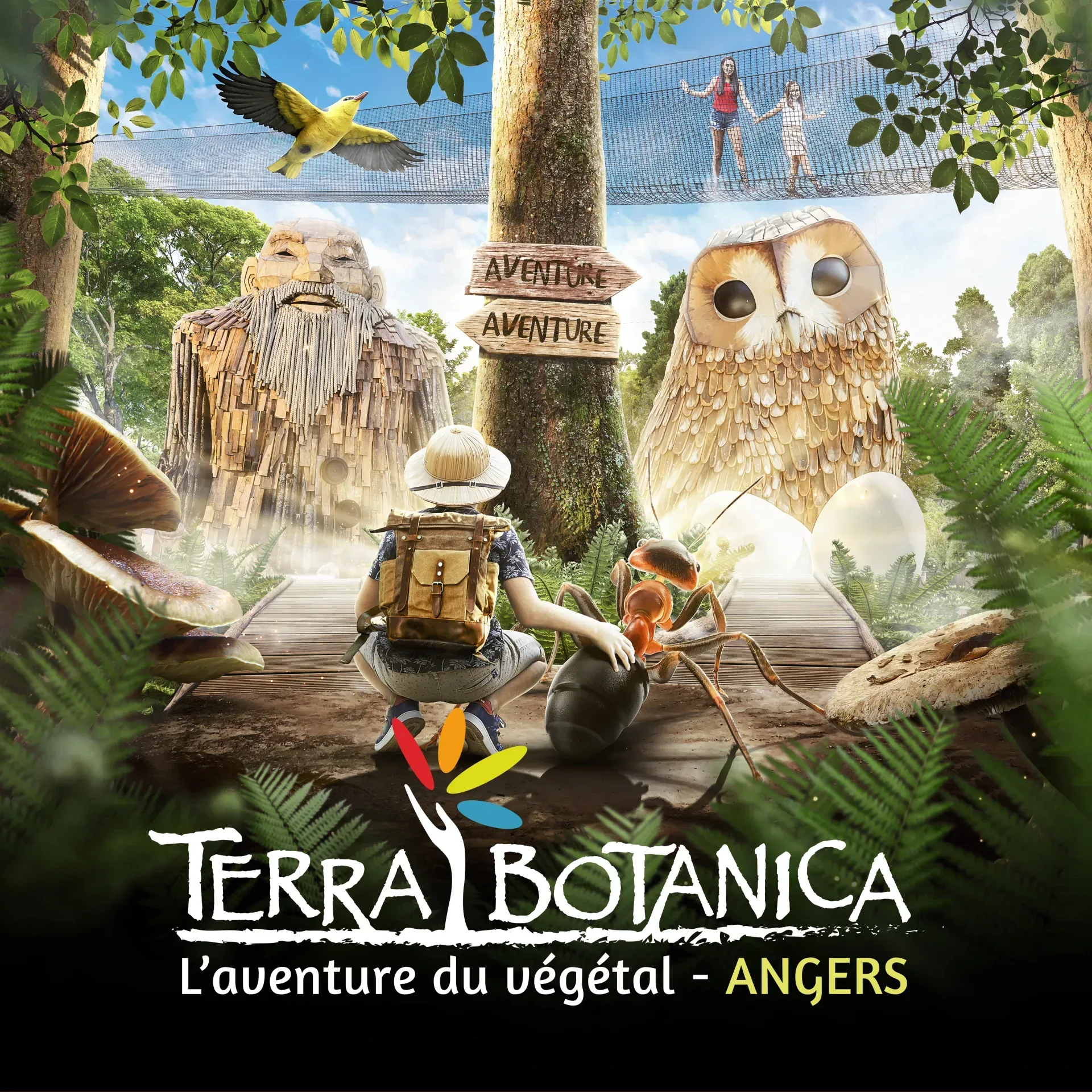 Graphiste freelance a Angers - Campagne L'Aventure du végétal - visuel 4