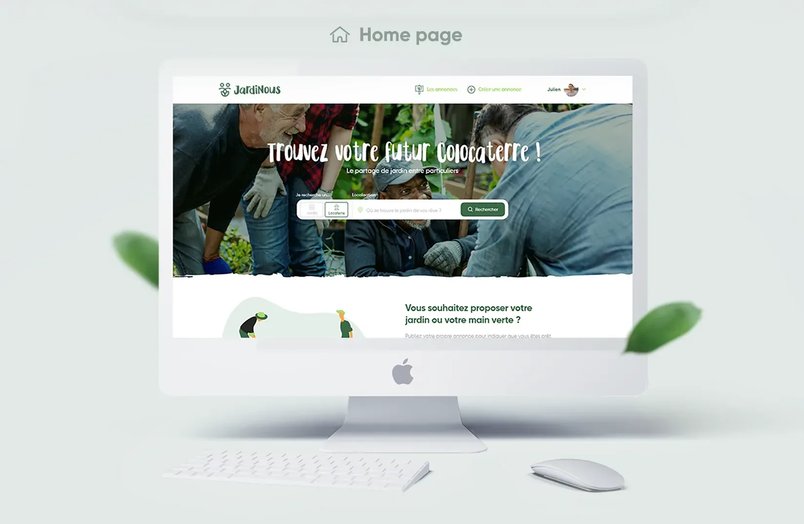 Graphiste freelance a Angers - Jardinous - visuel 6