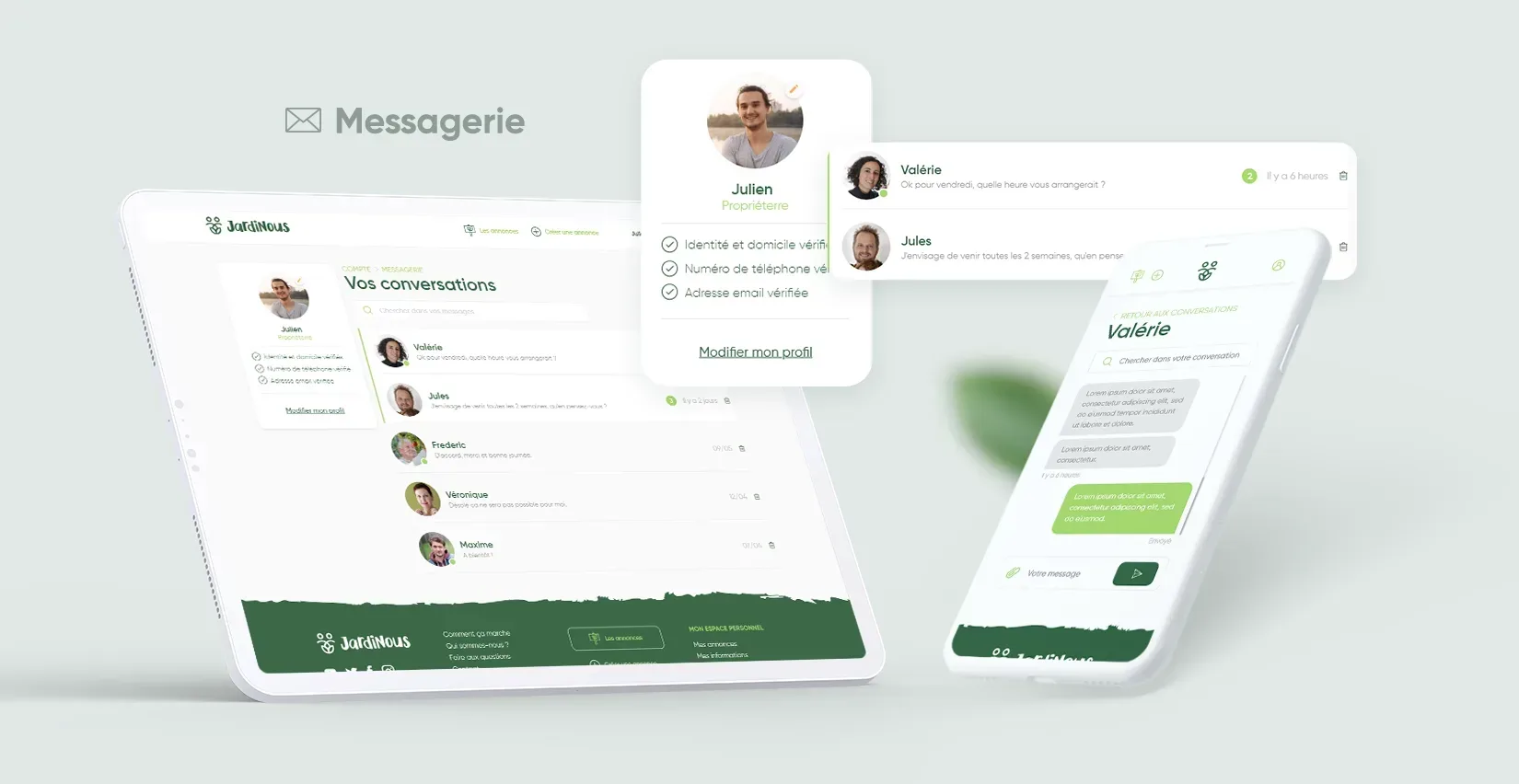 Graphiste freelance a Angers - Jardinous - visuel 8
