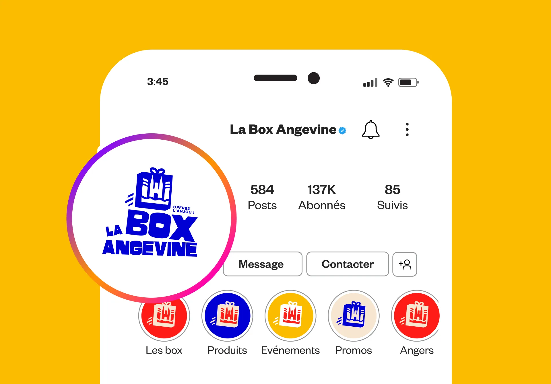 Graphiste freelance a Angers - La Box Angevine - visuel 7