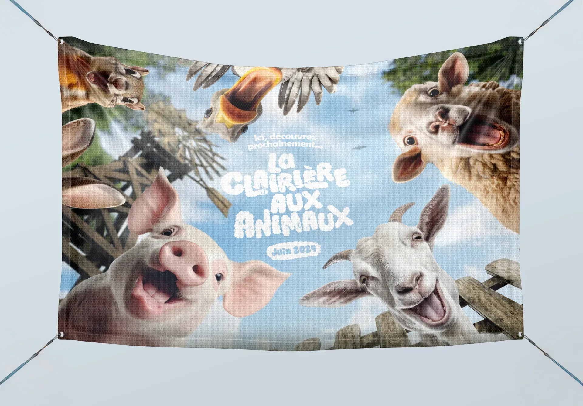 Graphiste freelance à Angers - La Clairière aux animaux - visuel 11