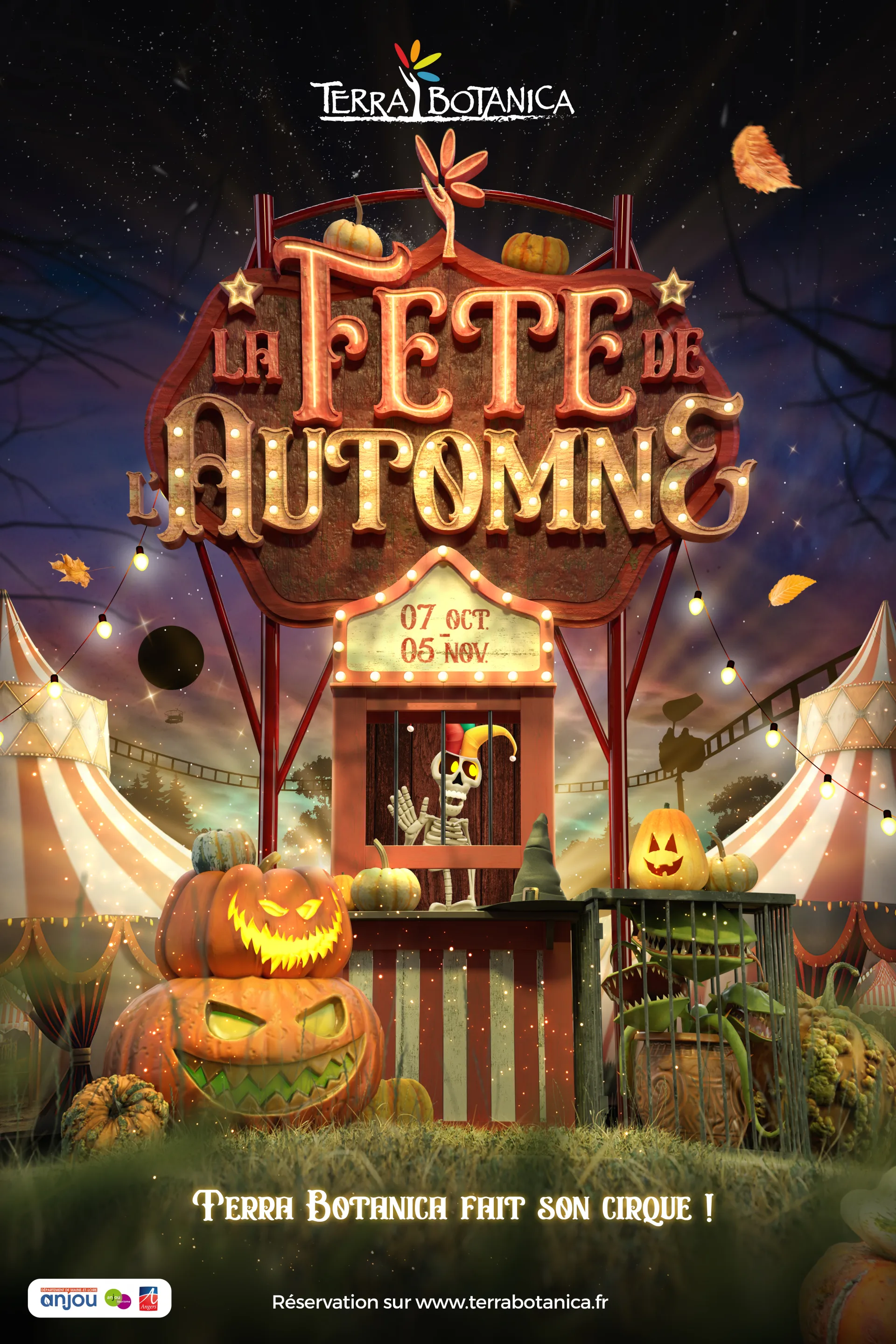 Graphiste freelance a Angers - La Fête de l'Automne 2023 - visuel 3