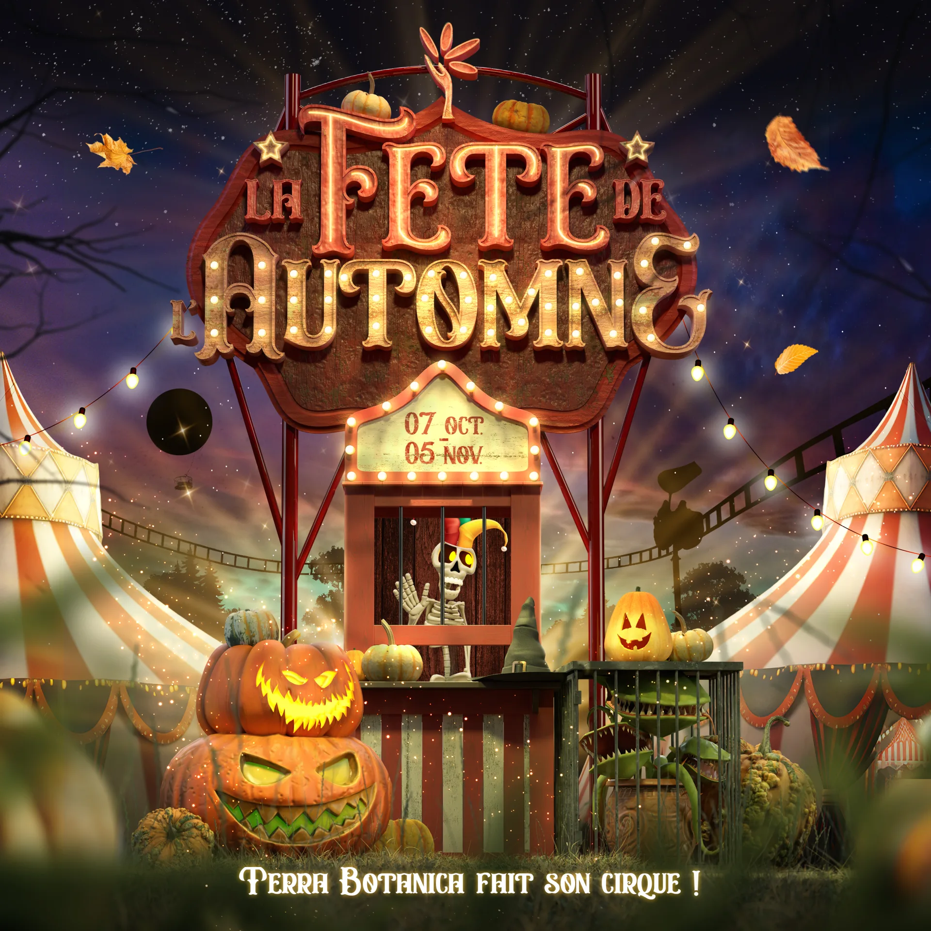 Graphiste freelance a Angers - La Fête de l'Automne 2023 - visuel 4