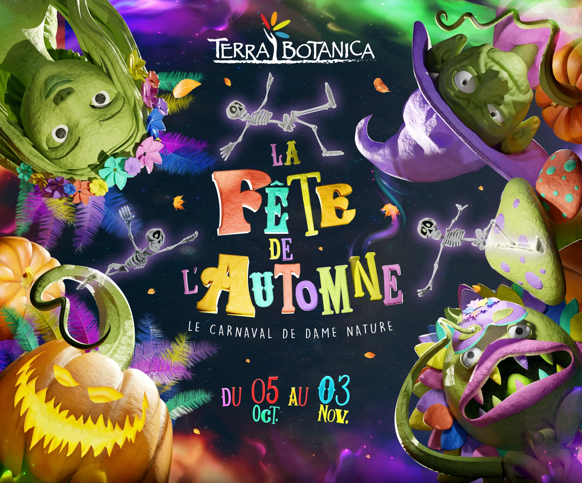Graphiste freelance a Angers - La Fête de l'Automne 2024 - visuel 2