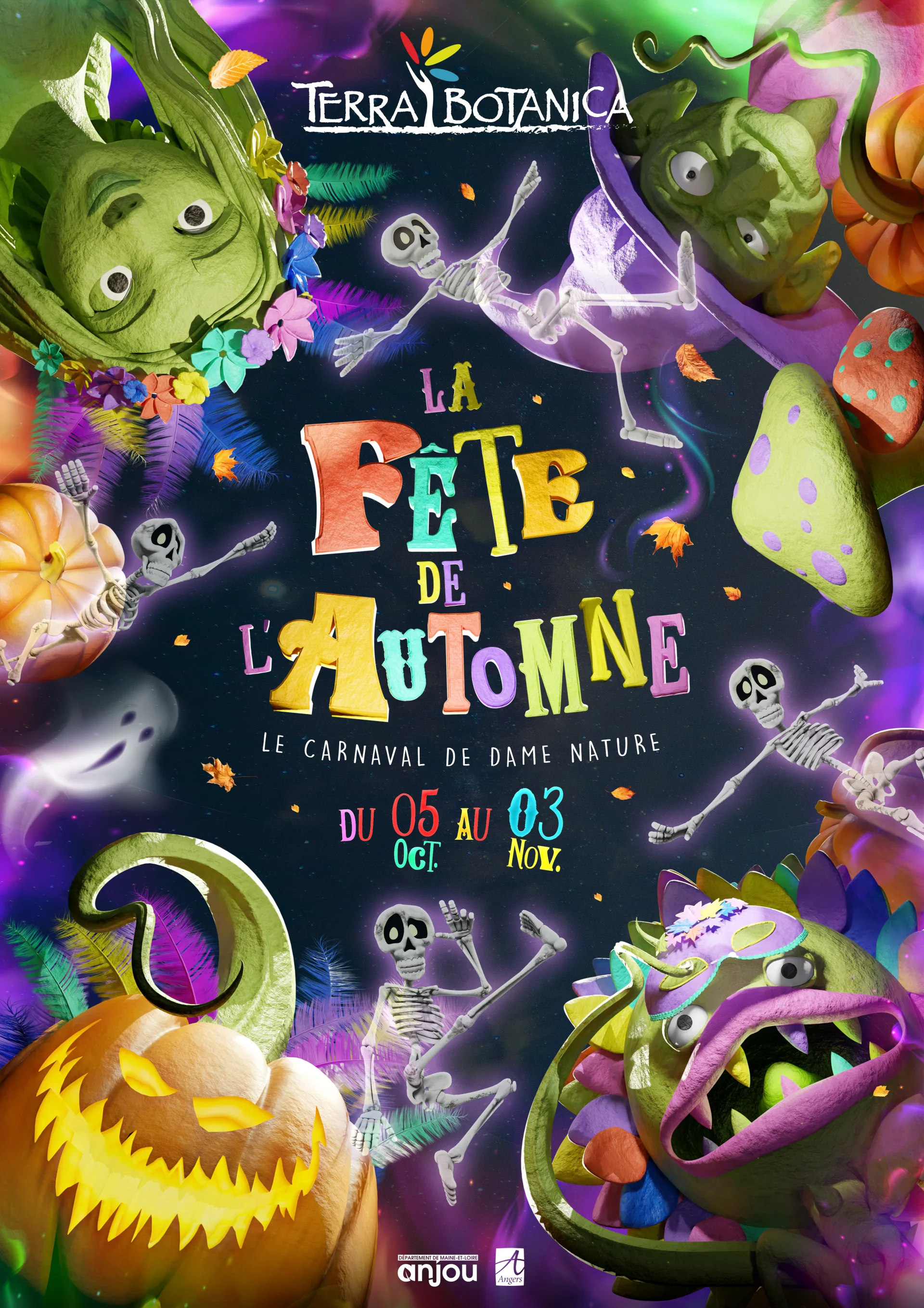 Graphiste freelance a Angers - La Fête de l'Automne 2024 - visuel 5