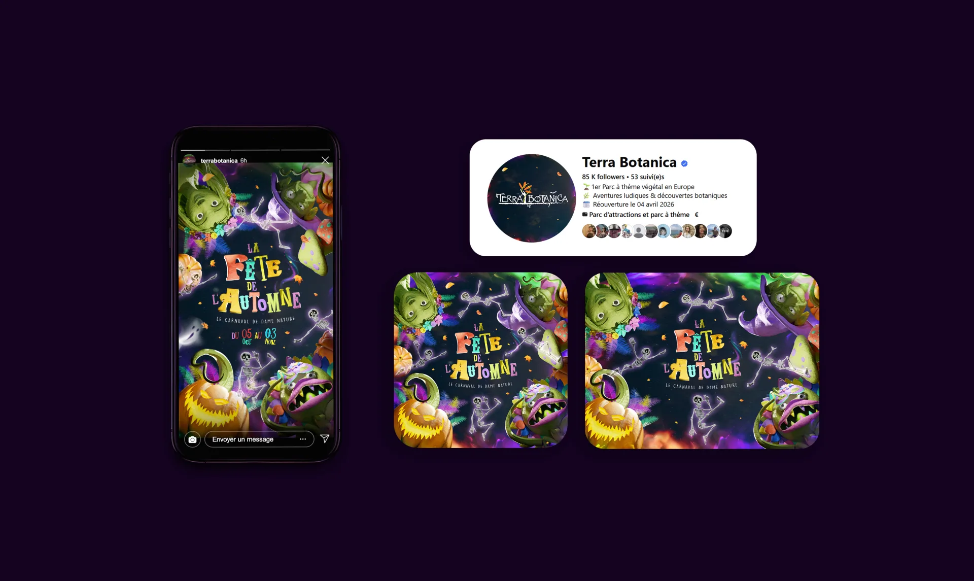 Graphiste freelance a Angers - La Fête de l'Automne 2024 - visuel 6