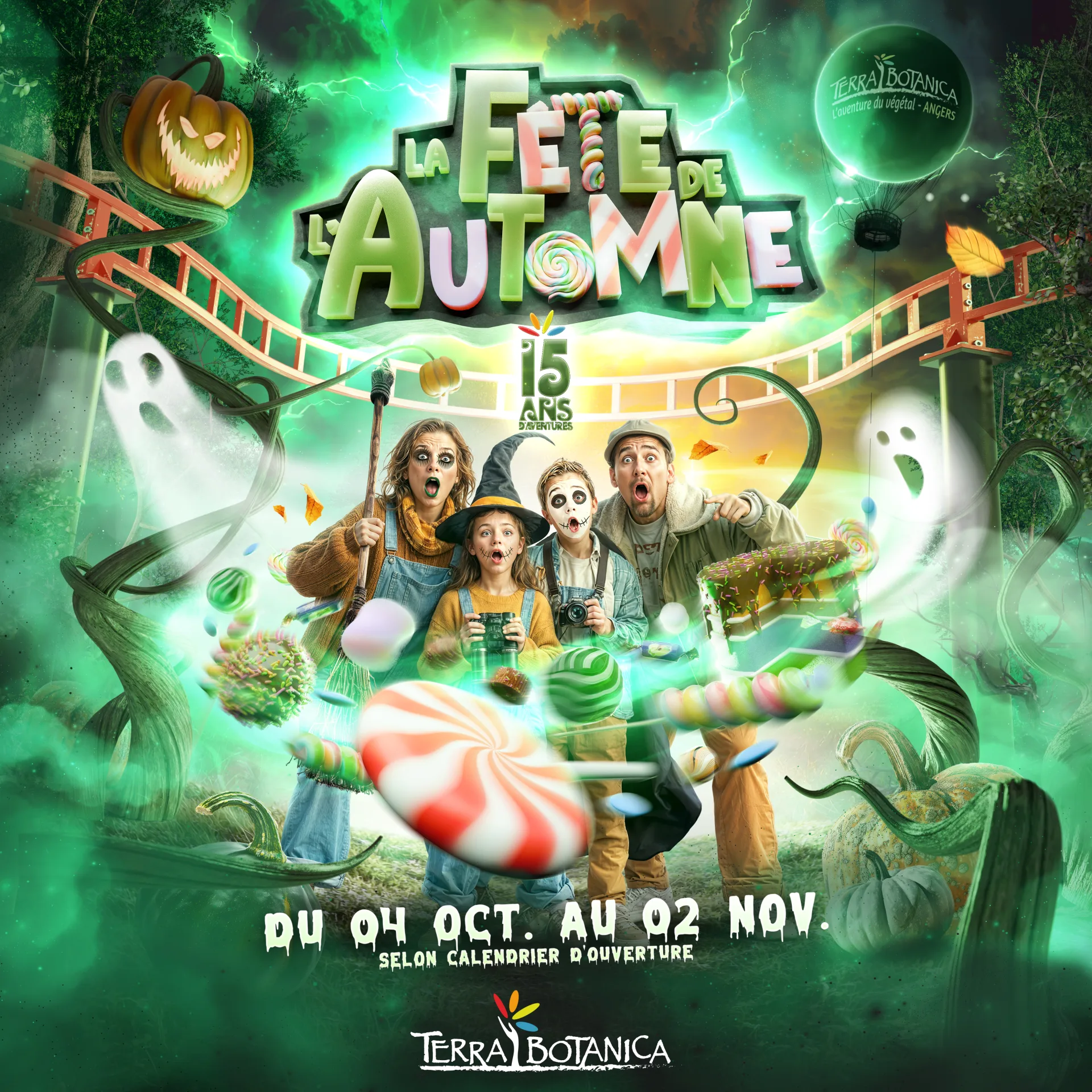 Graphiste freelance a Angers - La Fête de l'Automne 2025 - visuel 5