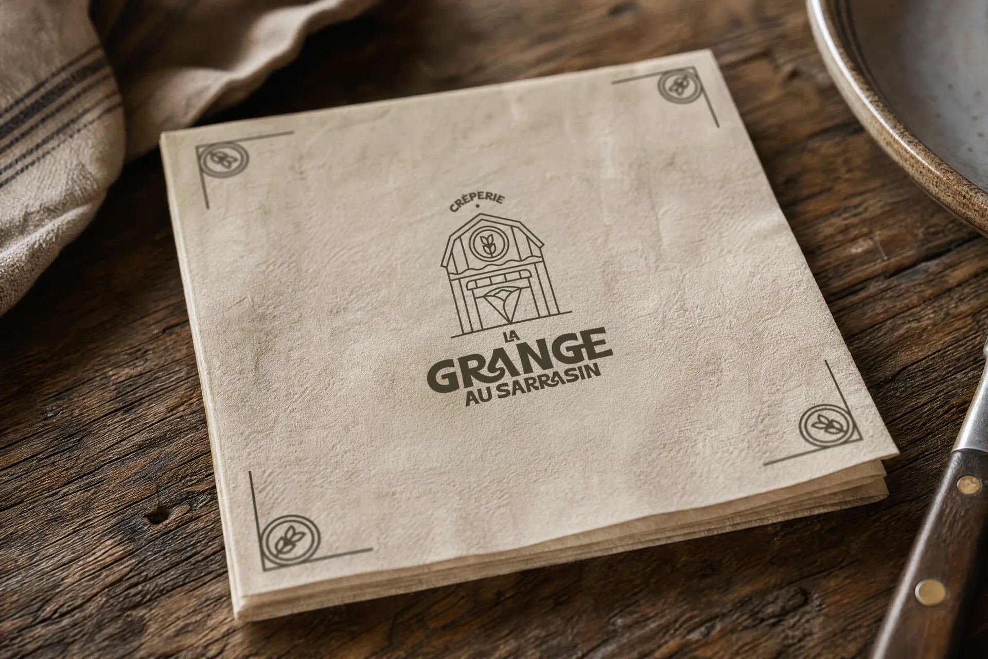 Graphiste freelance a Angers - La Grange au sarrasin - visuel 13