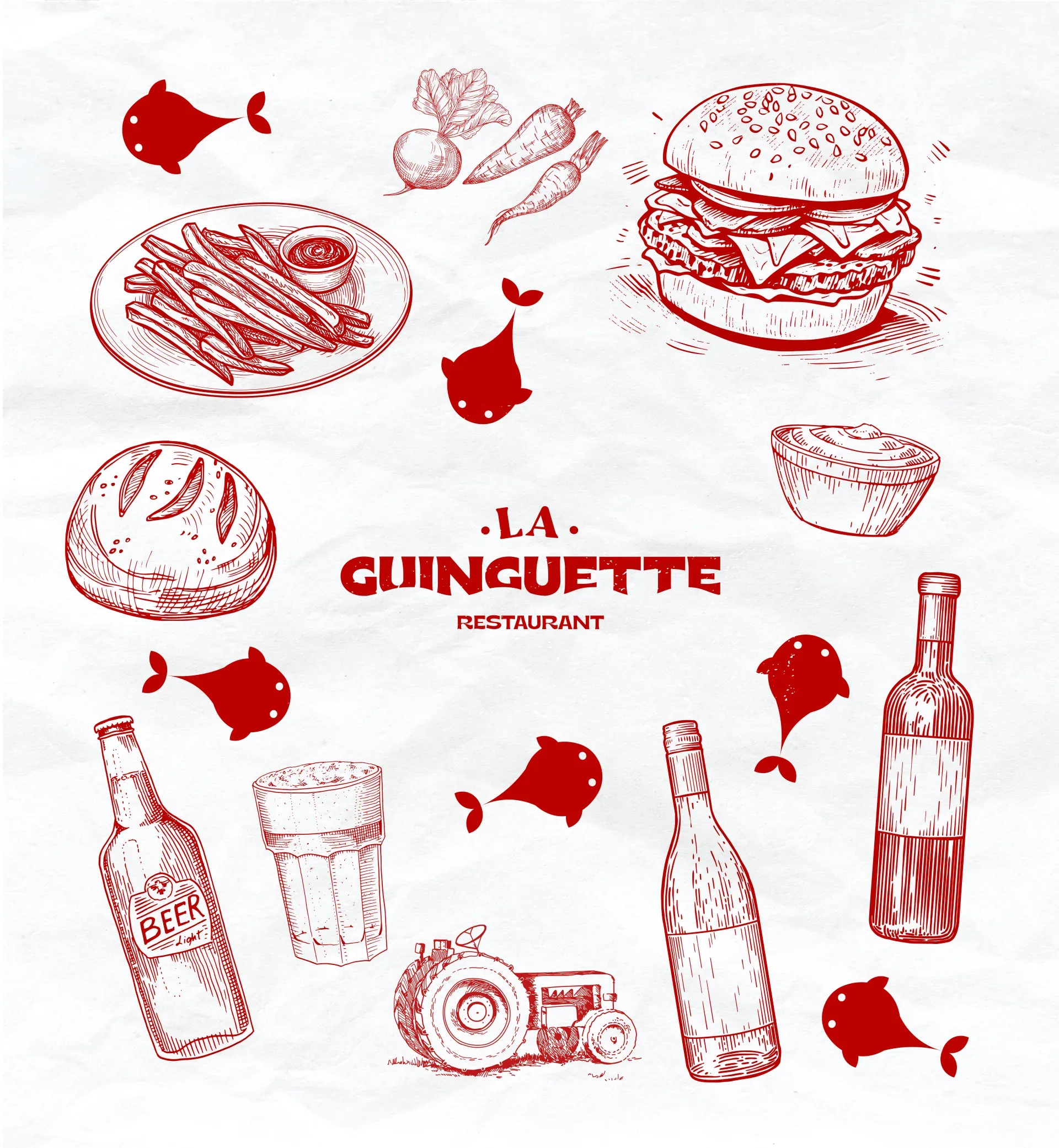 Graphiste freelance a Angers - La Guinguette - visuel 6