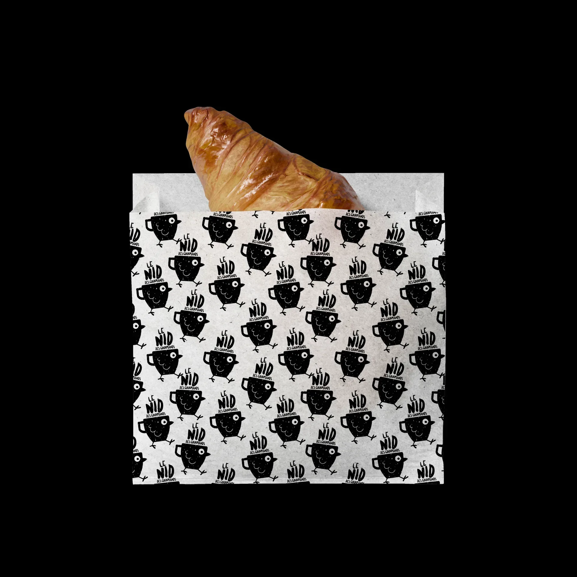Graphiste freelance a Angers - Le Nid des gourmands - visuel 10