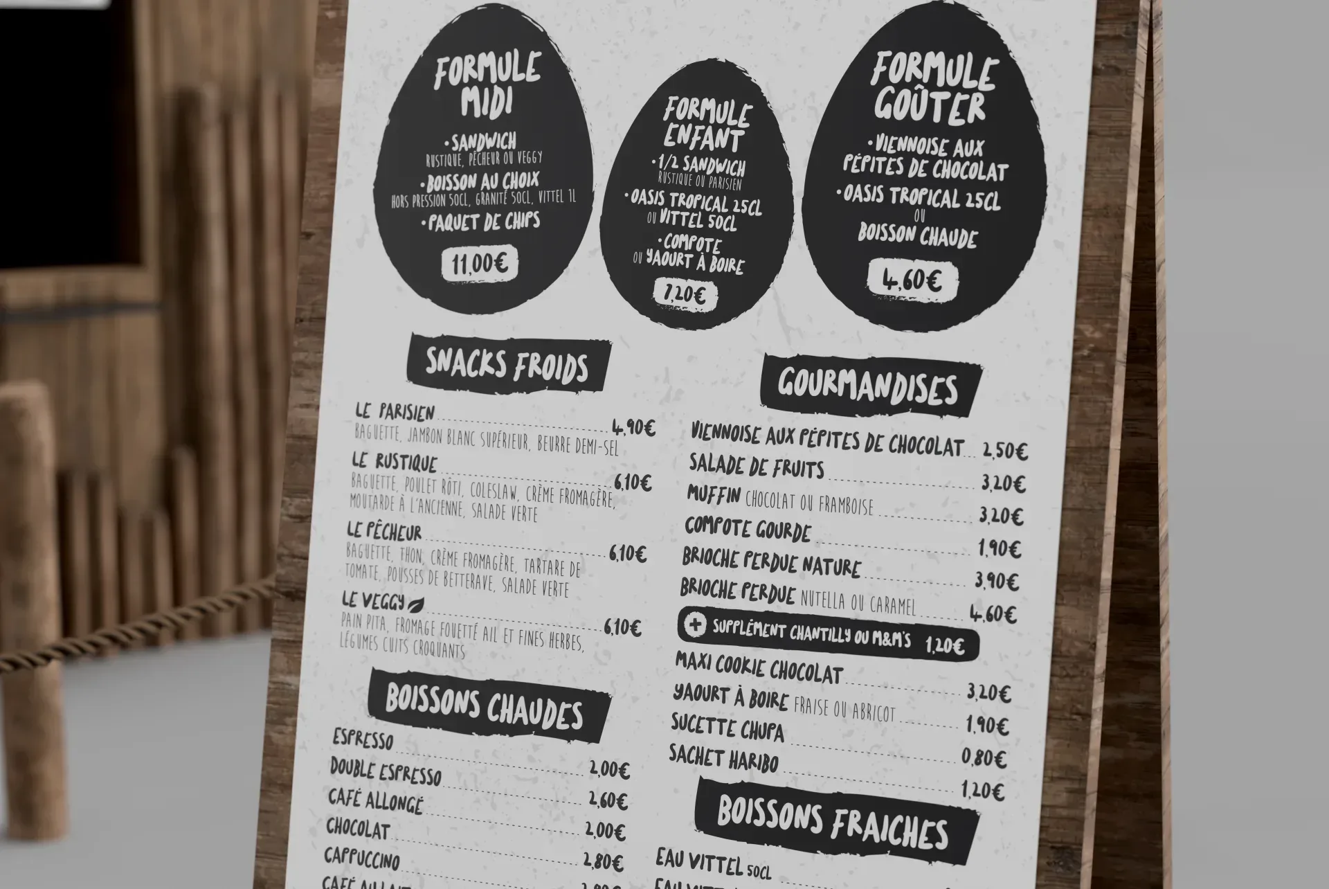 Graphiste freelance a Angers - Le Nid des gourmands - visuel 12