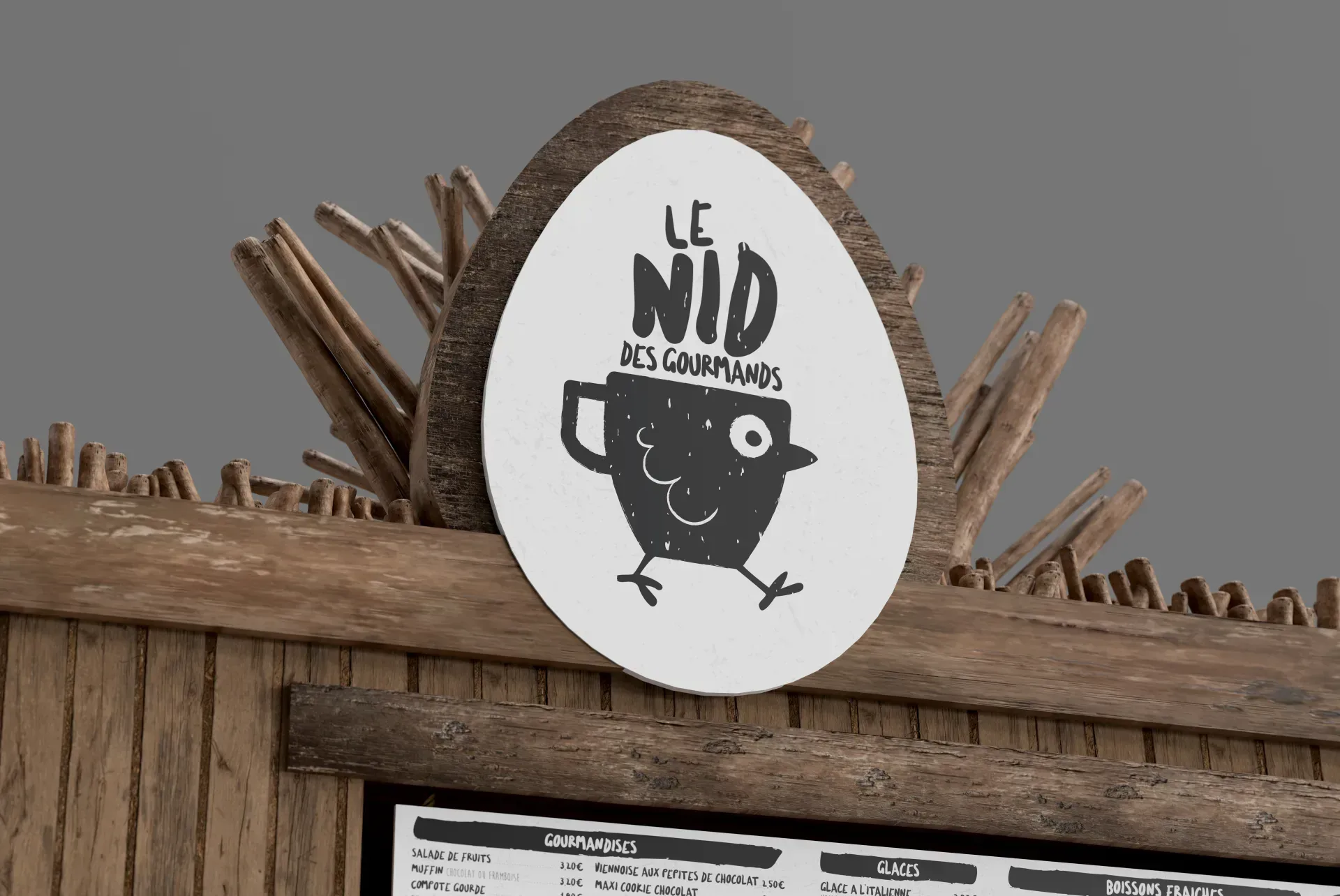 Graphiste freelance a Angers - Le Nid des gourmands - visuel 14