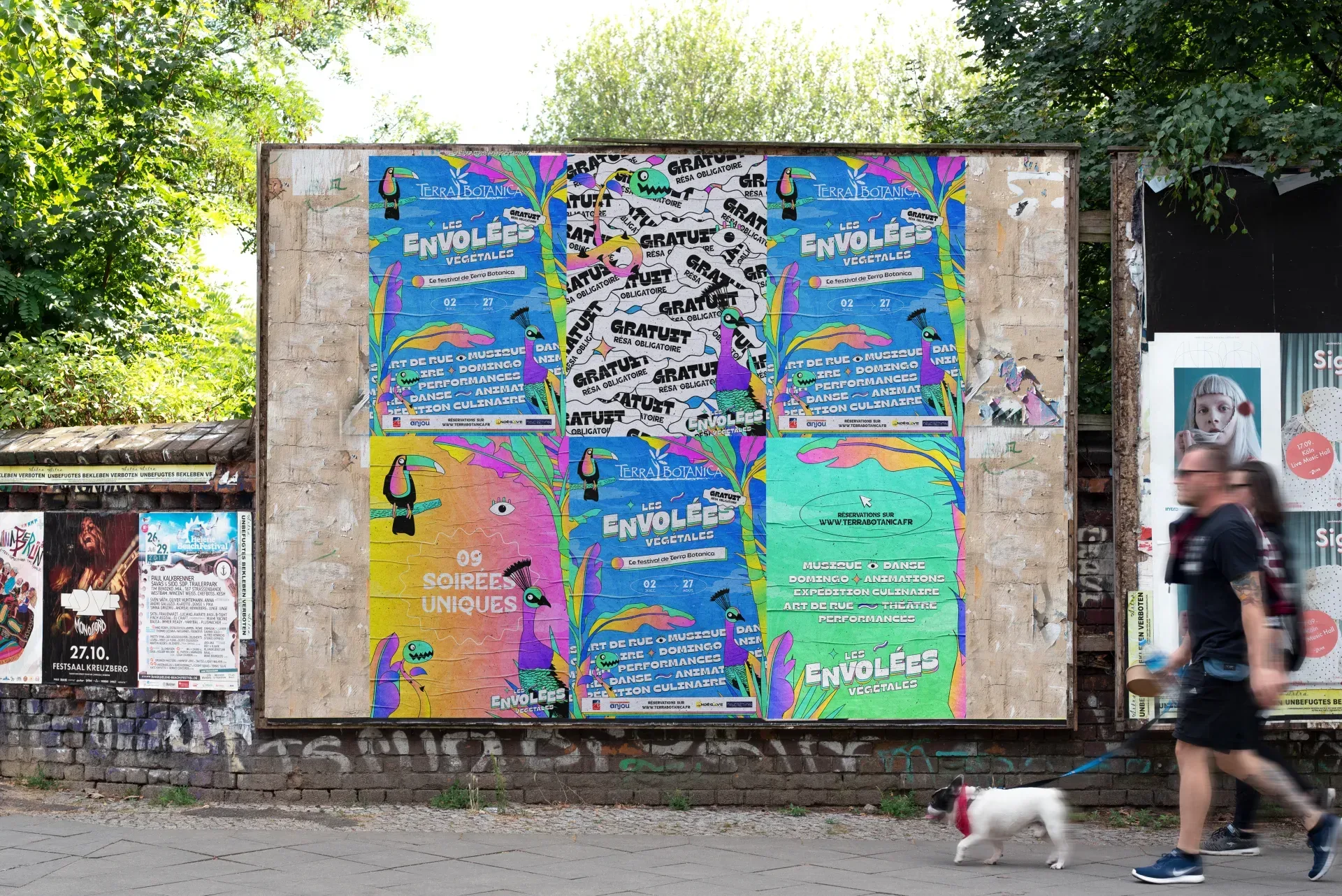 Graphiste freelance a Angers - Les Envolées végétales 2022 - visuel 5