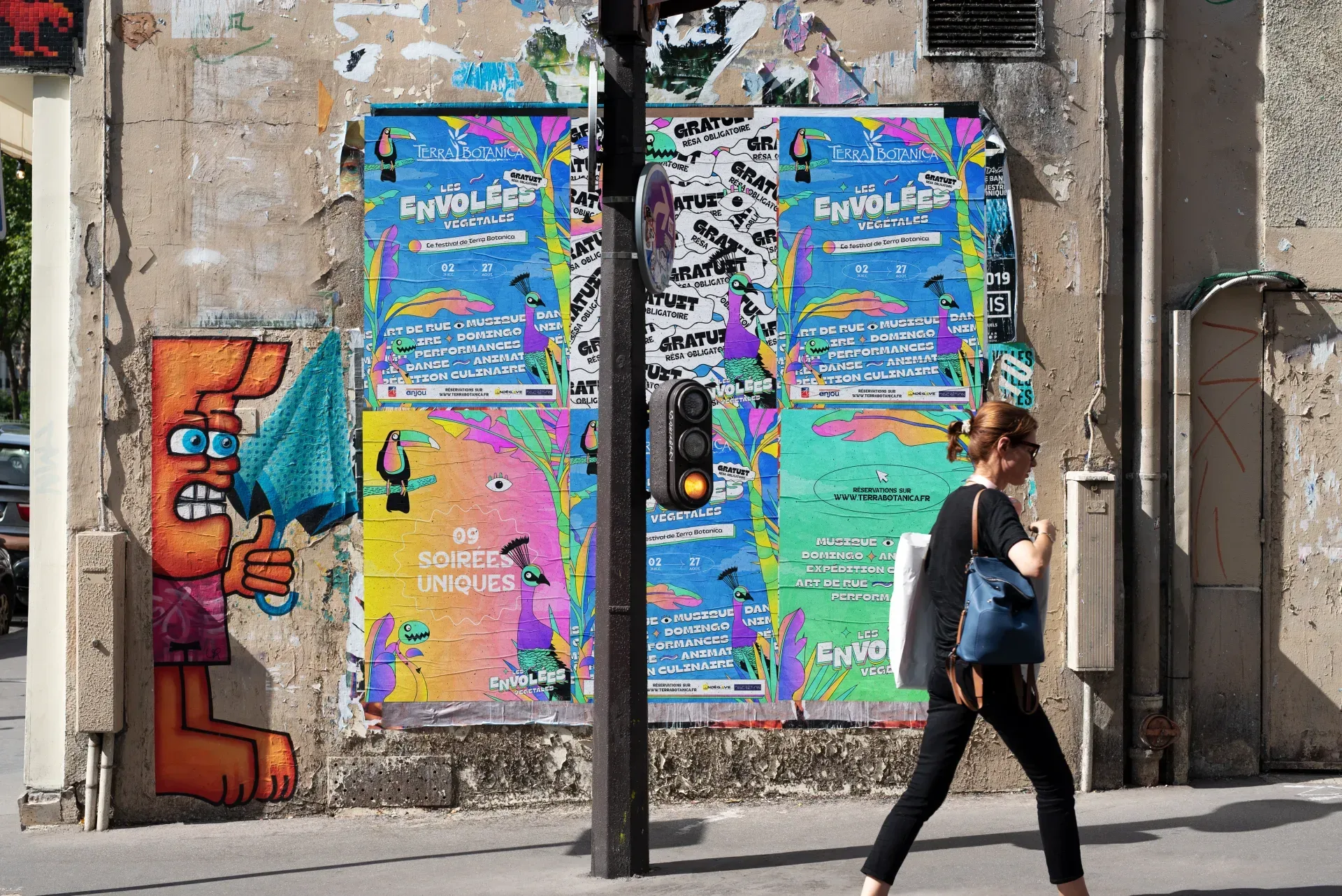Graphiste freelance a Angers - Les Envolées végétales 2022 - visuel 8