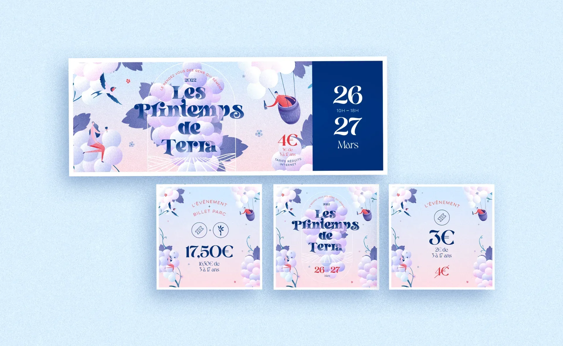 Graphiste freelance a Angers - Les Printemps de Terra 2022 - visuel 10