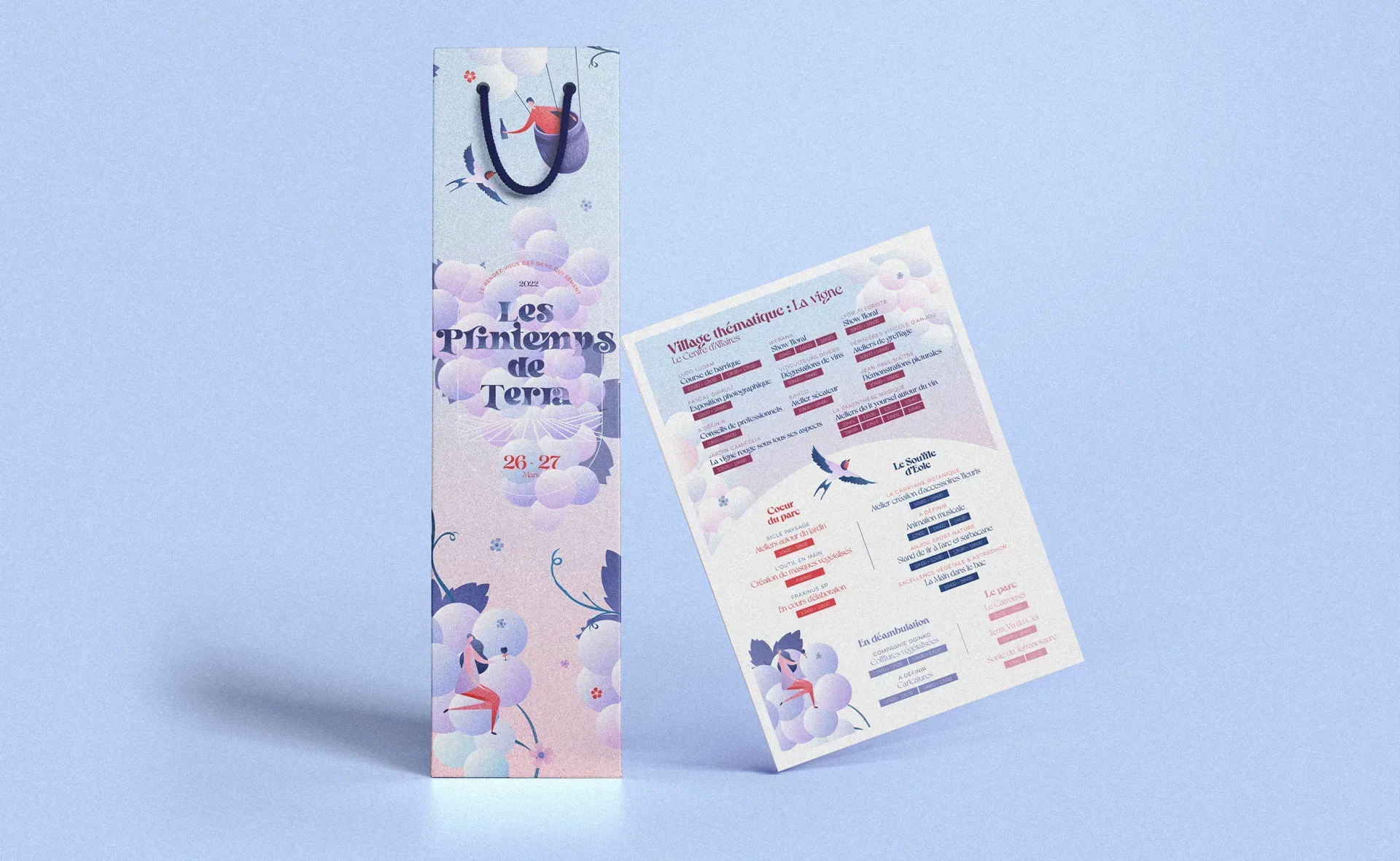 Graphiste freelance a Angers - Les Printemps de Terra 2022 - visuel 12