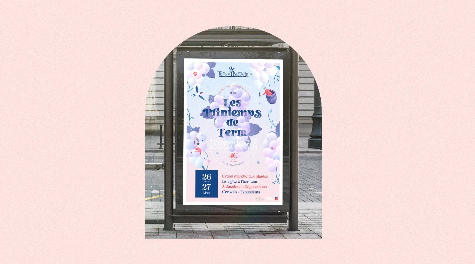 Graphiste freelance a Angers - Les Printemps de Terra 2022 - visuel 5
