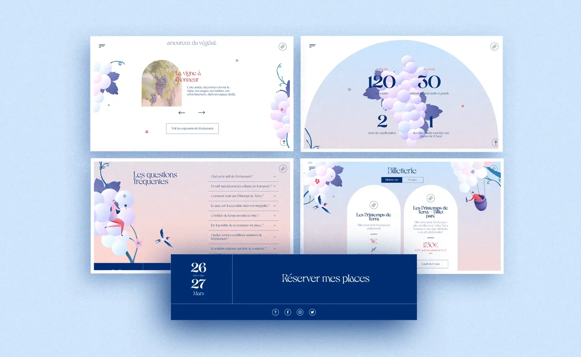 Graphiste freelance a Angers - Les Printemps de Terra 2022 - visuel 7