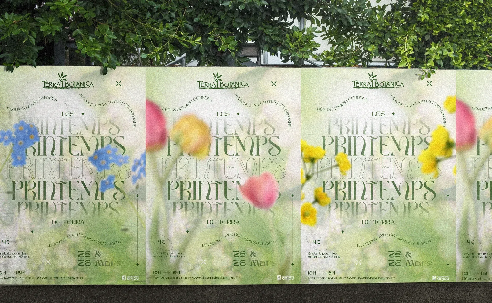 Graphiste freelance a Angers - Les Printemps de Terra 2023 - visuel 2