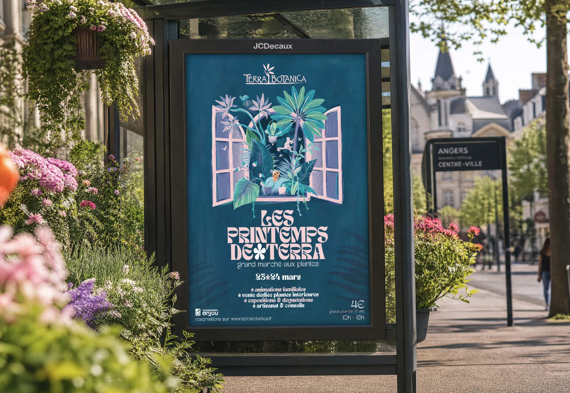 Graphiste freelance a Angers - Les Printemps de Terra 2024 - visuel 2