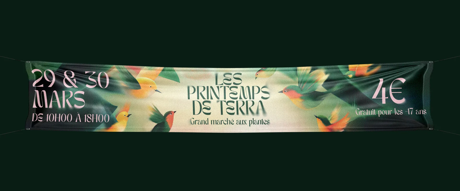 Graphiste freelance a Angers - Les Printemps de Terra 2025 - visuel 10
