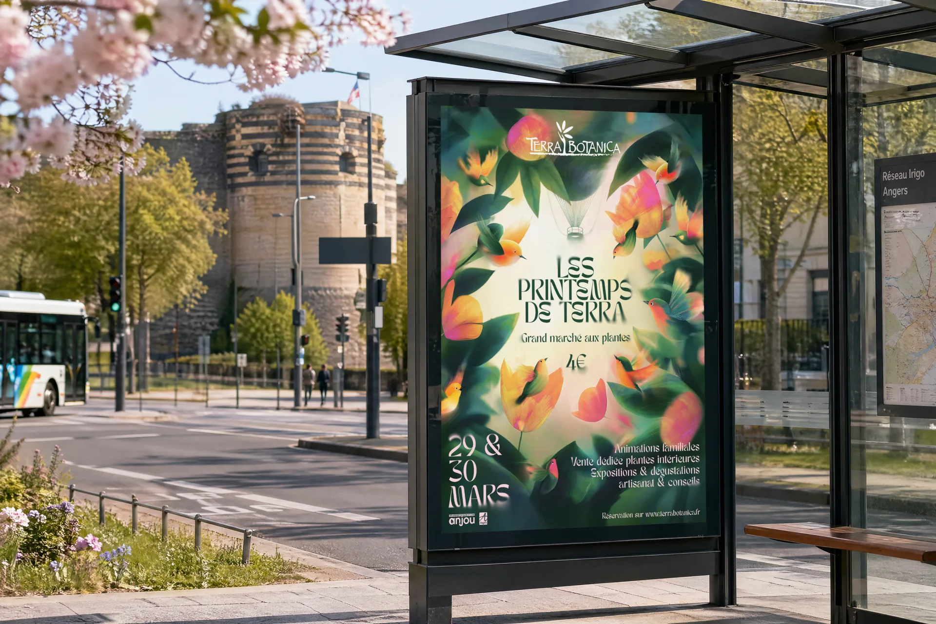 Graphiste freelance a Angers - Les Printemps de Terra 2025 - visuel 2