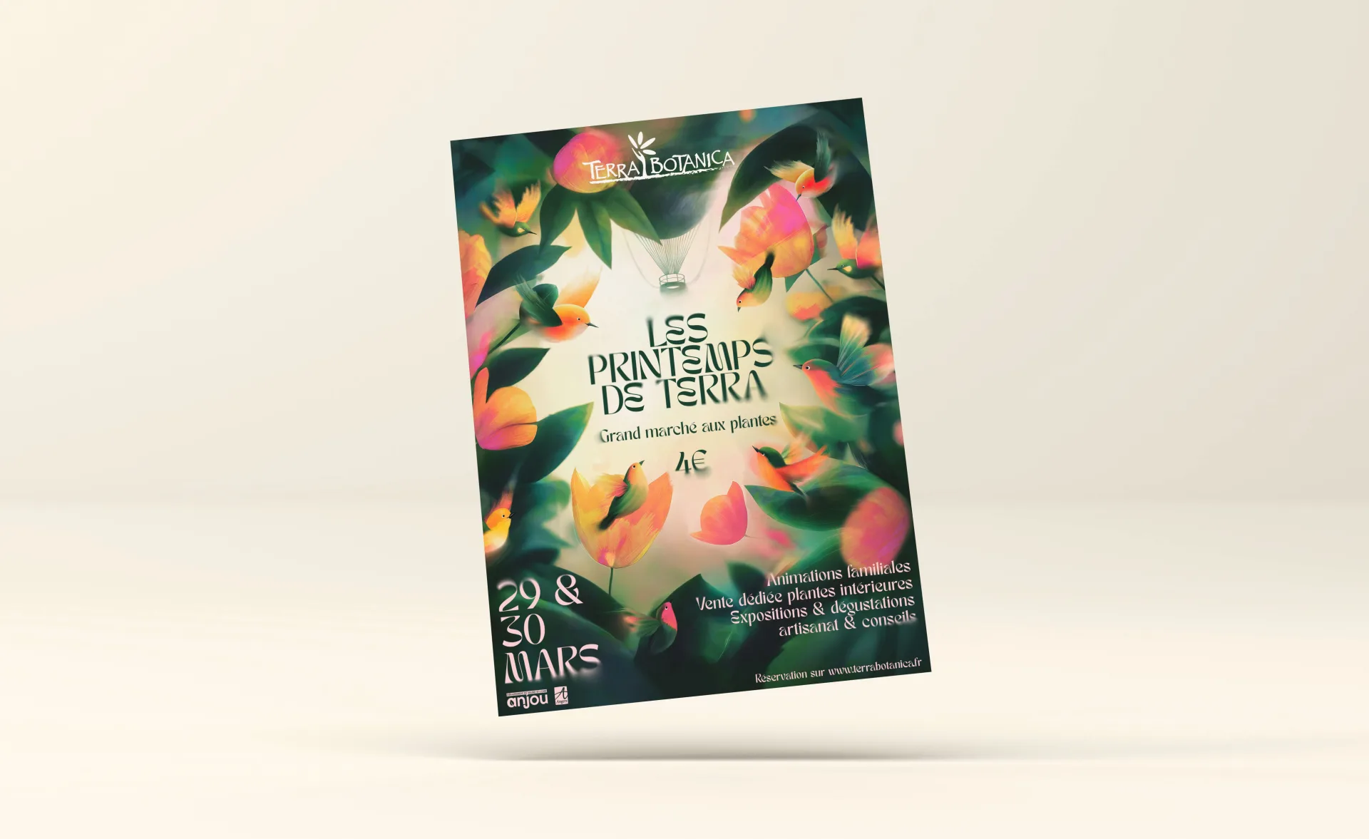 Graphiste freelance a Angers - Les Printemps de Terra 2025 - visuel 3