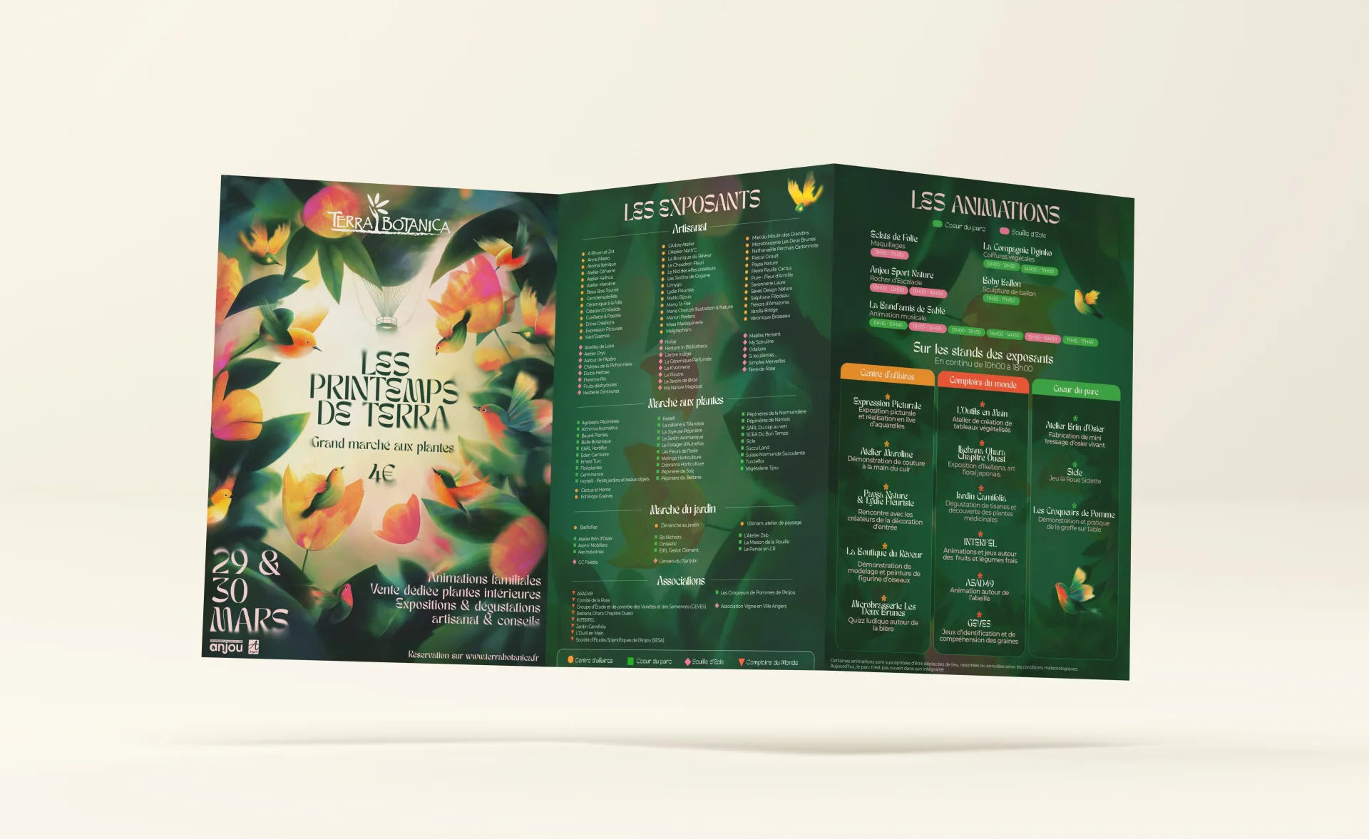 Graphiste freelance a Angers - Les Printemps de Terra 2025 - visuel 4