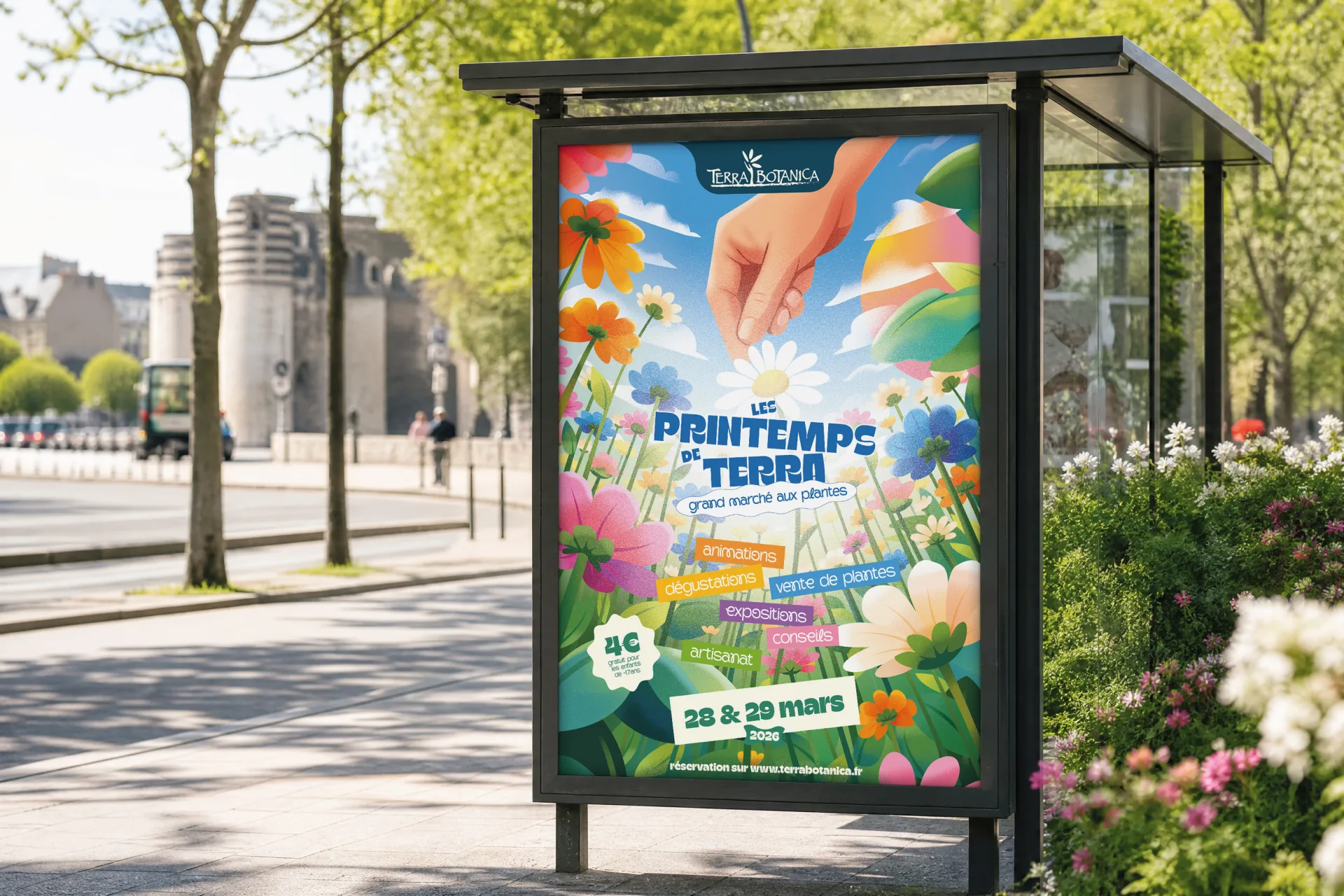 Graphiste freelance a Angers - Les Printemps de Terra 2026 - visuel 2