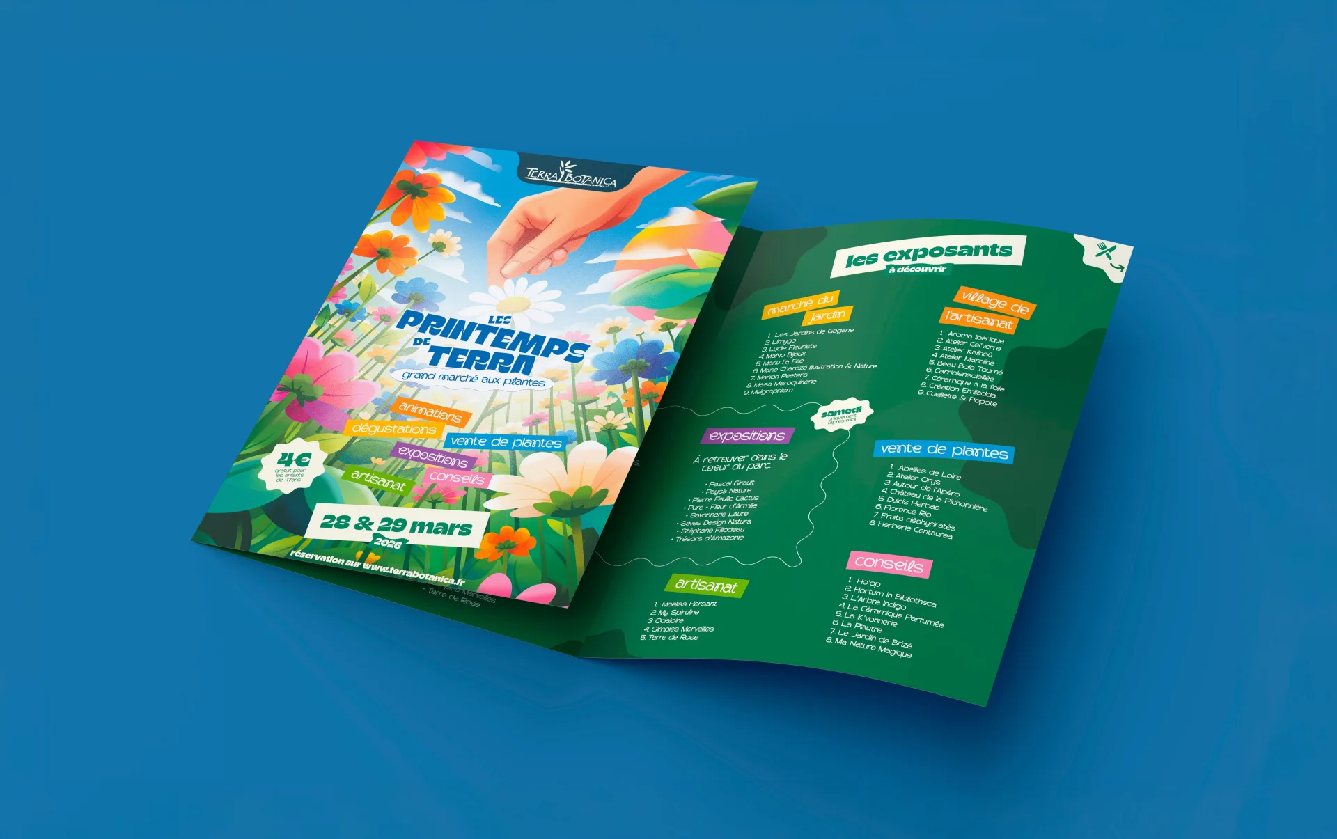 Graphiste freelance a Angers - Les Printemps de Terra 2026 - visuel 4