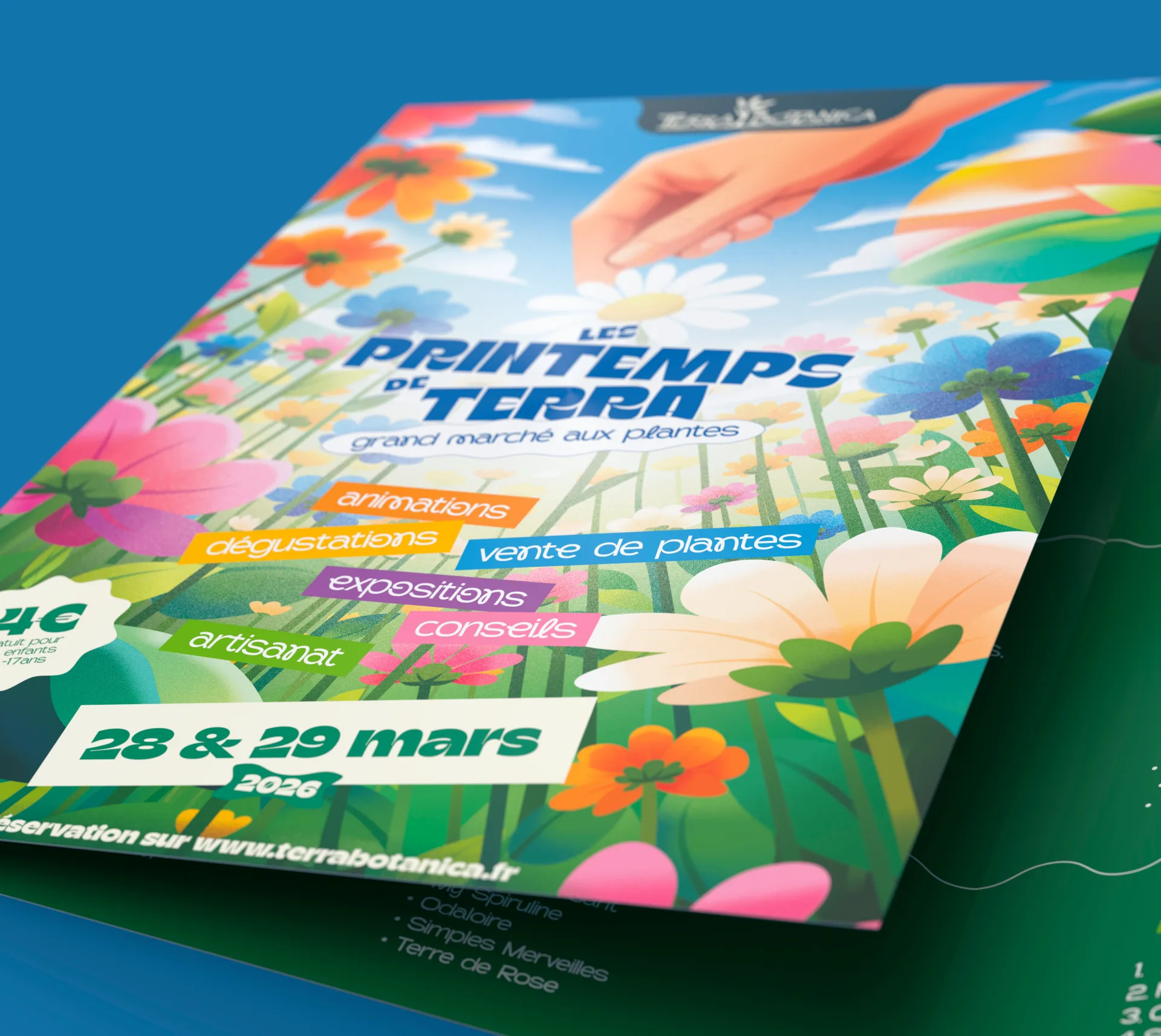Graphiste freelance a Angers - Les Printemps de Terra 2026 - visuel 5