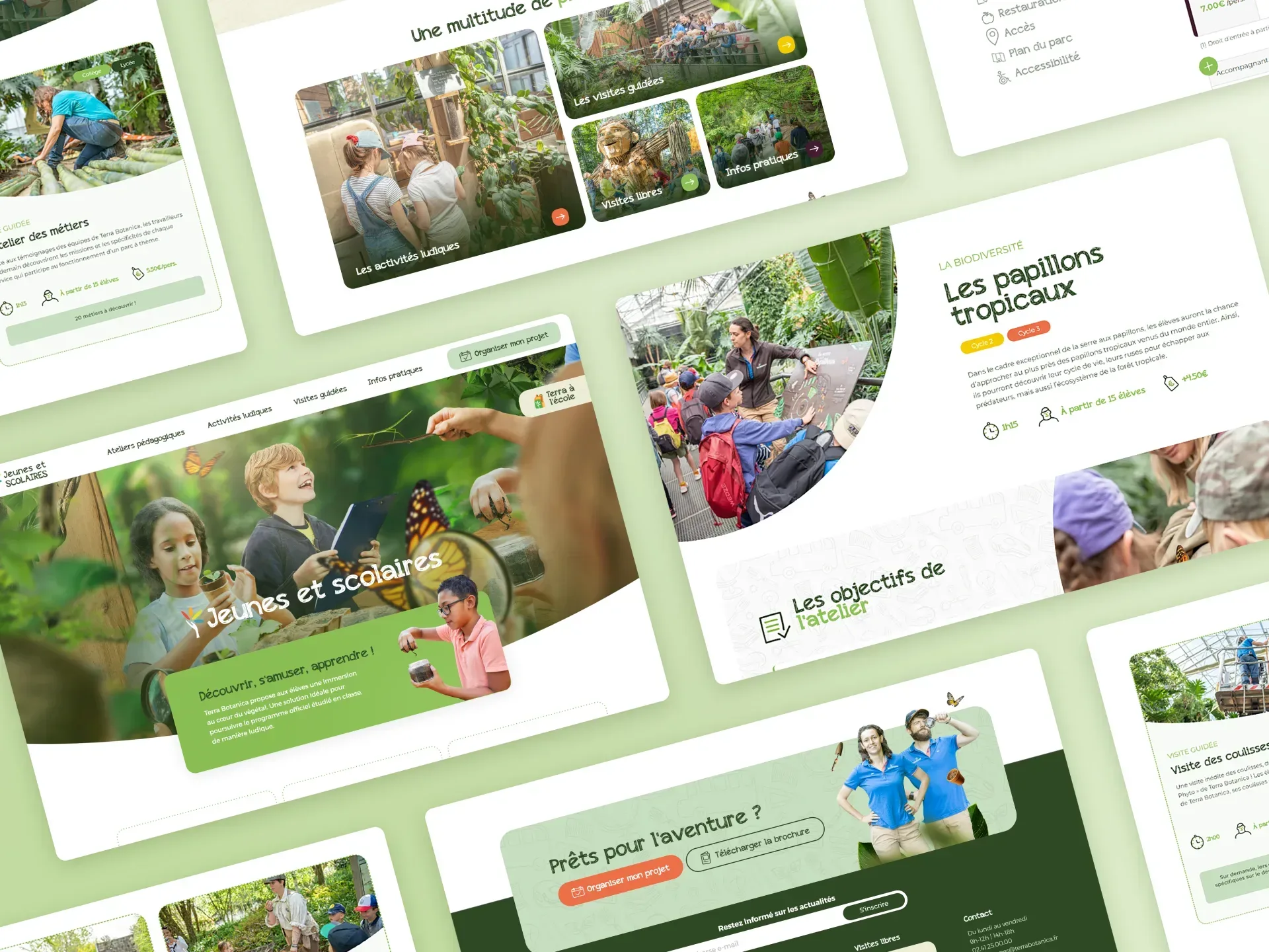 Graphiste freelance a Angers - Les scolaires à Terra Botanica - visuel 3