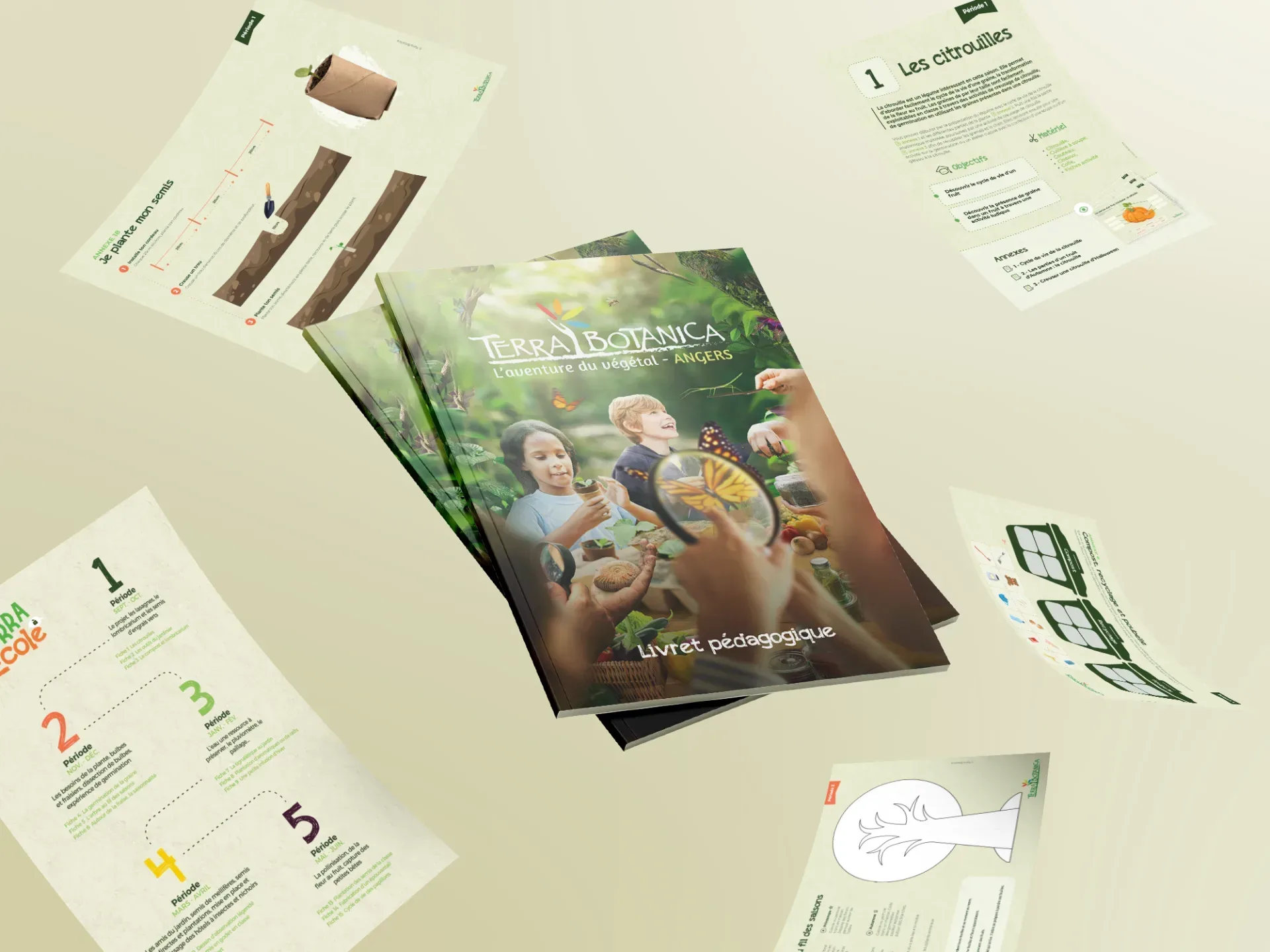 Graphiste freelance a Angers - Les scolaires à Terra Botanica - visuel 8